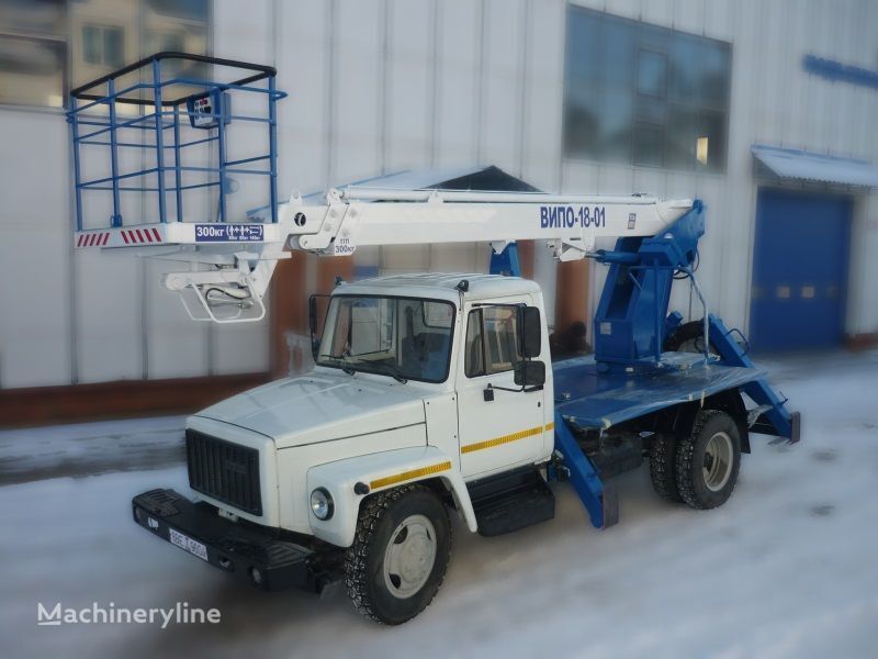 neue GAZ 3309 Arbeitsbühne-LKW