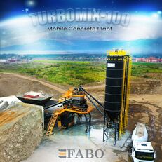 neue FABO TURBOMIX-100 Mobile Concrete Batching Plant Betonmischanlage