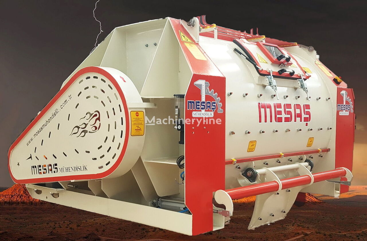neue Mesas Concrete Plant 2 m3 Single shaft Mixer Betonmischanlage