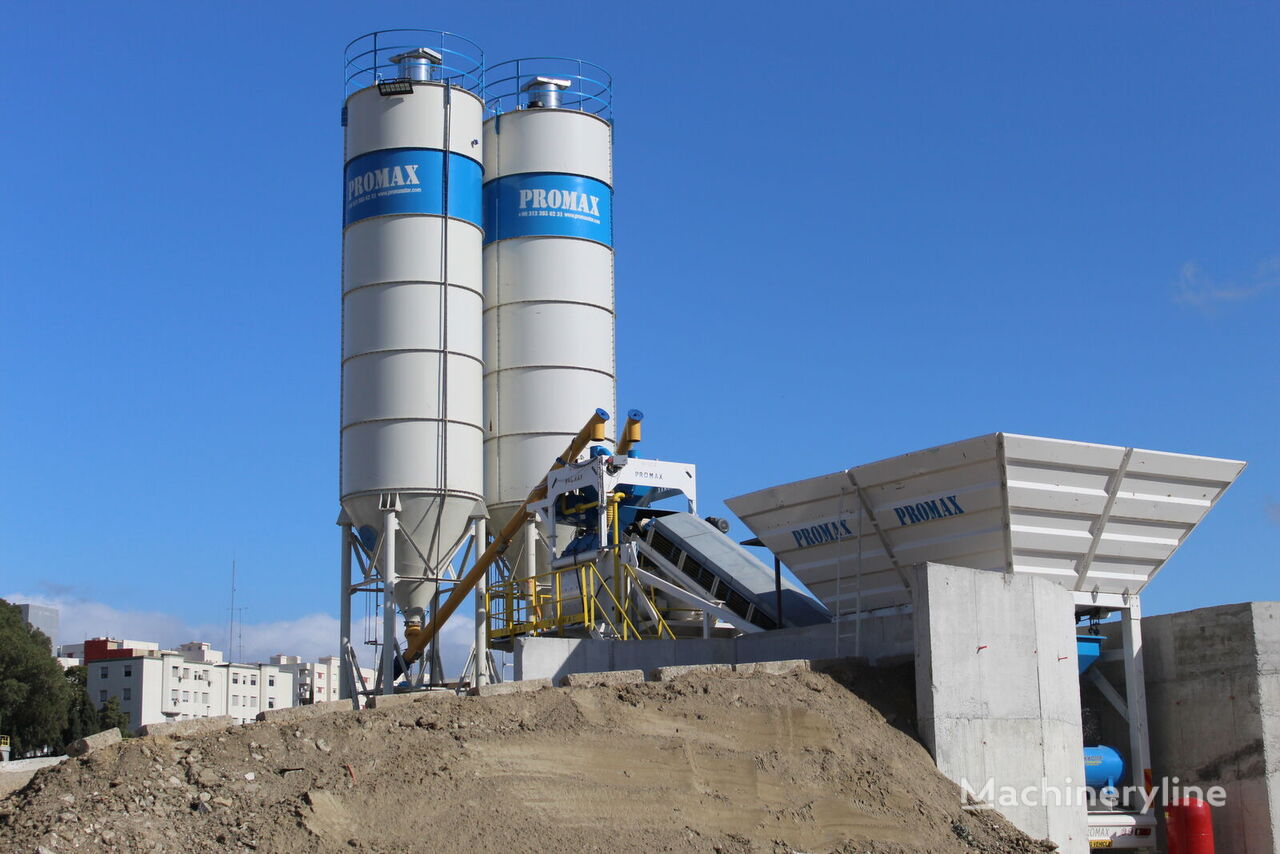 neue Promax Mobile Concrete Batching Plant M100-TWN (100m3/h) Betonmischanlage