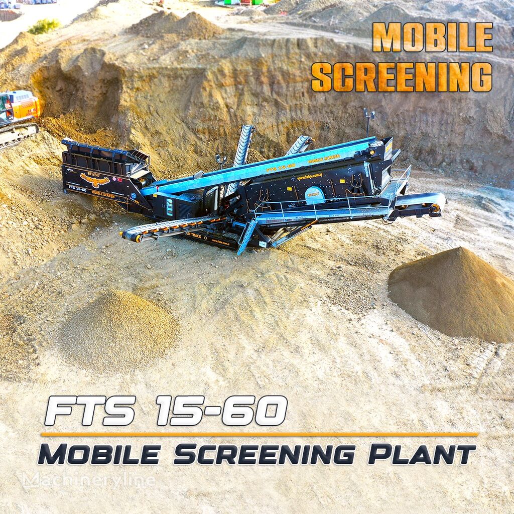 neue FABO  FTS 15-60 MOBILE SCREENING PLANT 500-600 TPH | Ready in Stock mobile Brecher