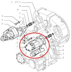 CNH 76044275 Hydraulikpumpe für Fiat-Hitachi W190 Radlader